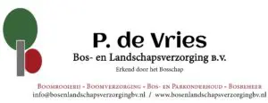 Logo P. de Vries Bos- en Landschapsverzorging B.V.